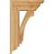 Ekena Millwork Imperial Traditional Rough Sawn Bracket w/ Offset Brace, Western Red Cedar, 6"W x 14"D x 22"H BKT0604X14X22IMP01RWR - alternate 4